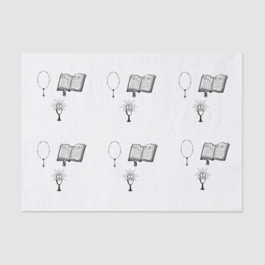 Kommunionenpapier Seidenpapier (Vorderseite)