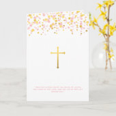 Kommuniongebet Karte (Gelbe Blume)