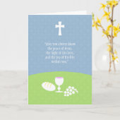 Kommuniongebet Karte (Gelbe Blume)