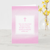 Kommuniongebet Karte (Gelbe Blume)