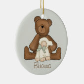 Kommunions-Lamm-Verzierung Keramikornament (Rechts)