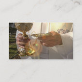 Kommunions-Visitenkarten Visitenkarte (Rückseite)