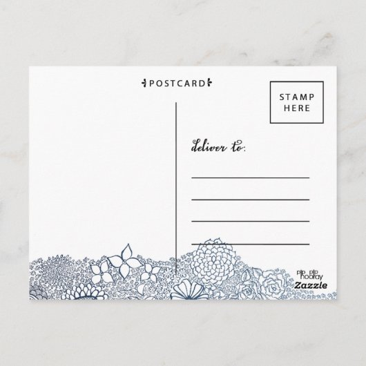 Kommunionsbestätigung der Blaugartenkirche Postkarte (Rückseite)