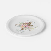 Kommunionsbestätigung für die Taufe des Individuum Pappteller (Schrägansicht)