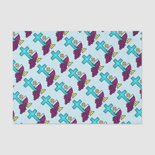 Kommunionsmuster Seidenpapier (Vorderseite)