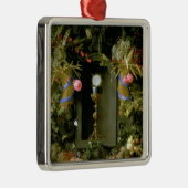 Kommunionsschale und -wirt silbernes ornament (Rechts)