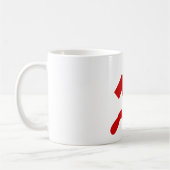 Kommunismus-Hammer und Sichelsymbol Kaffeetasse (Links)