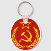 Kommunismus Russisches Symbol Schlüsselanhänger (Vorderseite)