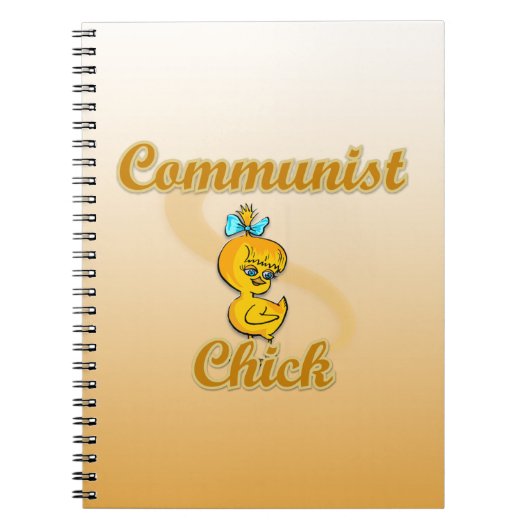 Kommunist Chick Notizblock (Vorderseite)