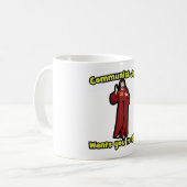 Kommunist Jesus Kaffeetasse (Vorderseite Links)