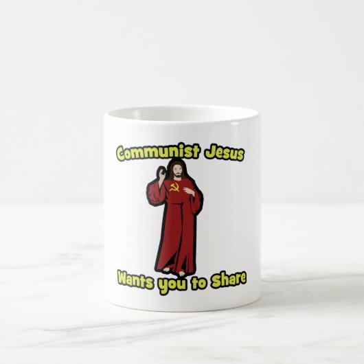 Kommunist Jesus Kaffeetasse (Mittel)