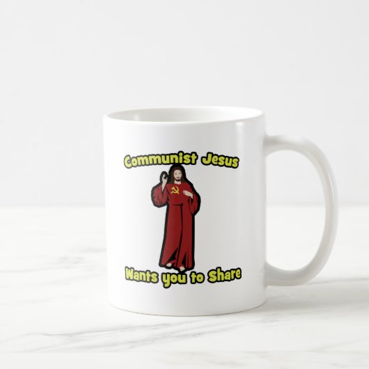 Kommunist Jesus Kaffeetasse (Rechts)