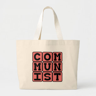 Kommunist, Praktizierende des Kommunismus Jumbo Stoffbeutel
