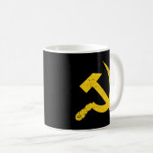 Kommunistische Fahne der Sowjetunion - Hammer und Kaffeetasse (VorderseiteRechts)