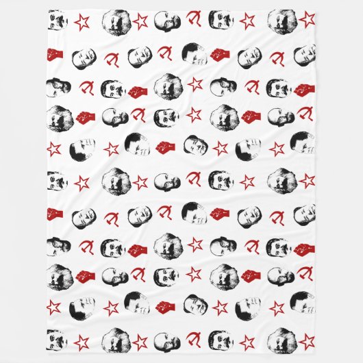 Kommunistische Führer Fleecedecke (Vorderseite)