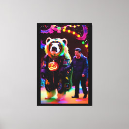 Kommunistische Halloween-Party Zeit - Ken Gage Art Leinwanddruck