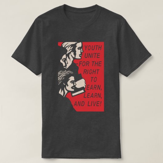 KOMMUNISTISCHE JUGEND T-Shirt (Design vorne)