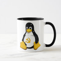Kommunistische Kaffee-Tasse des Penguin-(Linux)