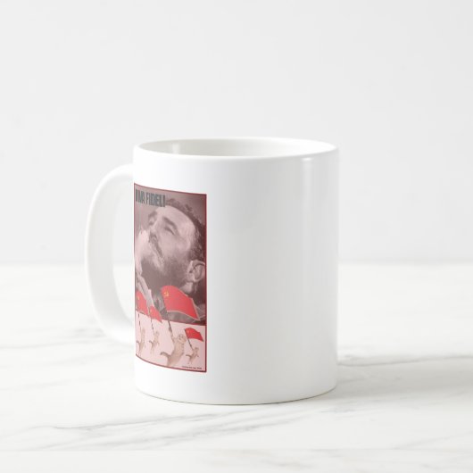 Kommunistische Kätzchen Kaffeetasse (Vorderseite Links)