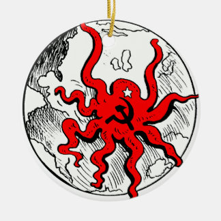 Kommunistische Krake Keramik Ornament
