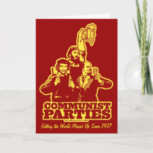 Kommunistische Party-Karte Karte