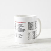 Kommunistische Party-Tasse mit "dem Internationale Kaffeetasse (VorderseiteRechts)