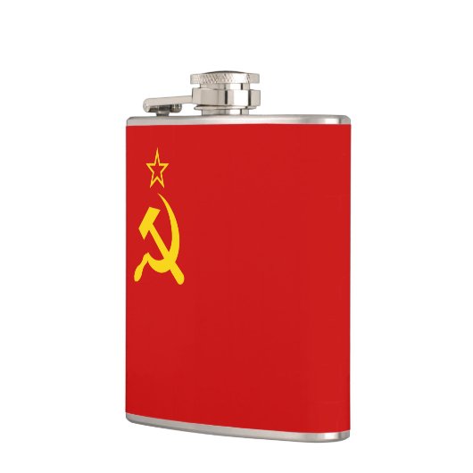 Kommunistische Sichel und Hammer der UdSSR-Gewerks Flachmann (Links)