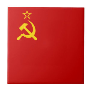 Kommunistische Sichel und Hammer der UdSSR-Gewerks Fliese