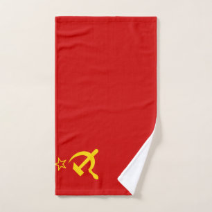 Kommunistische Sichel und Hammer der UdSSR-Gewerks Handtuch