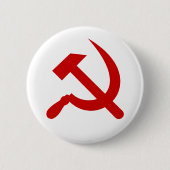 Kommunistische UdSSR Russisches Hammer und Sichels Button (Vorderseite)