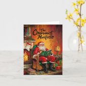 Kommunistische Weihnachtskarte Karte (Gelbe Blume)