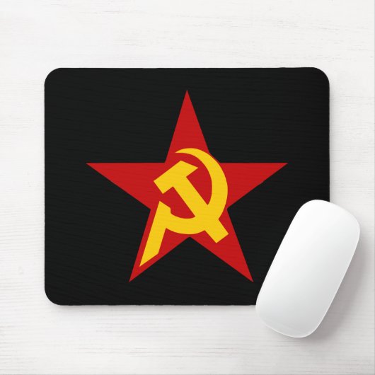 Kommunistischer DHKC Stern-Hammer u. Sichel PC Mousepad (Mit Mouse)
