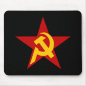 Kommunistischer DHKC Stern-Hammer u. Sichel PC Mousepad (Vorne)