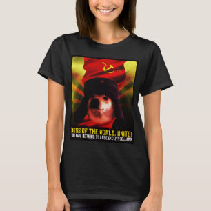 Kommunistischer Genosse Doggo Meme Russland Hund J T-Shirt
