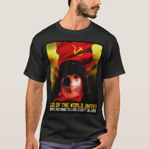 Kommunistischer Genosse Doggo Meme Russland Hund J T-Shirt