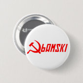 Kommunistischer Obama Button (Vorne & Hinten)