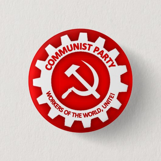 Kommunistischer Party-Knopf Button (Vorderseite)