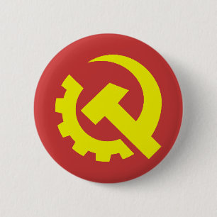 Kommunistischer Party USA-Knopf Button
