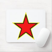 Kommunistischer roter Stern Mousepad (Mit Mouse)