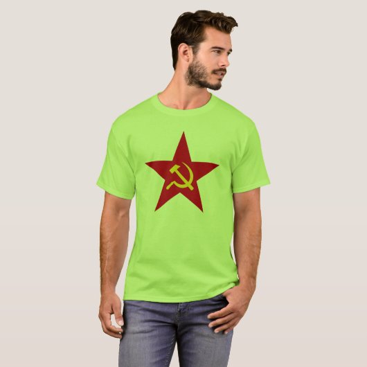 Kommunistischer roter T - Shirt des Sternes (Vorne ganz)