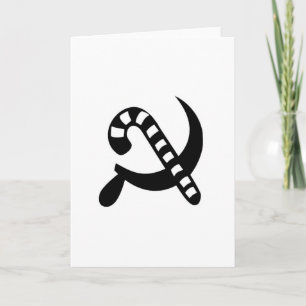 Kommunistischer Stock Feiertagskarte