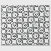 Kommunistisches CCCP Hammer-Sichel-Abzeichen Geschenkpapier (Flach)