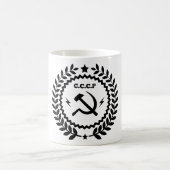 Kommunistisches CCCP Hammer-Sichel-Abzeichen Kaffeetasse (Mittel)