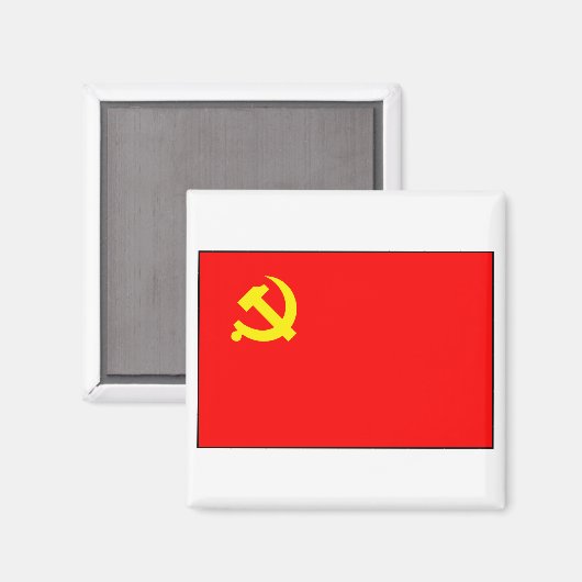 Kommunistisches Party Chinas Magnet (Vorderseite/Rückseite)