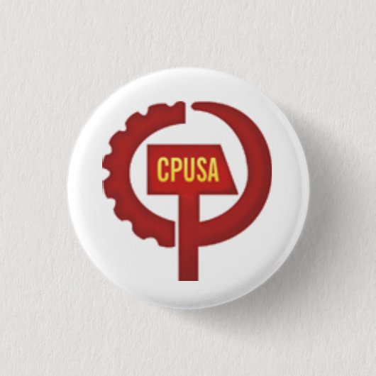 kommunistisches Party USA Button (Vorderseite)