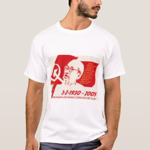 Kommunistisches Party Vietnams 75 Jubiläum Propaga T-Shirt