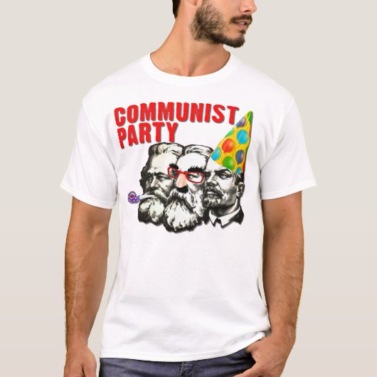 Kommunistisches Partylustiger Spoof-T - Shirt (Vorderseite)