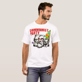 Kommunistisches Partylustiger Spoof-T - Shirt (Vorne ganz)