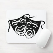Komödie oder Tragödie Mousepad (Mit Mouse)