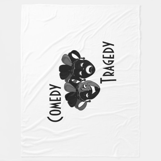 Komödie und Masken des Theaters Fleecedecke (Vorderseite)